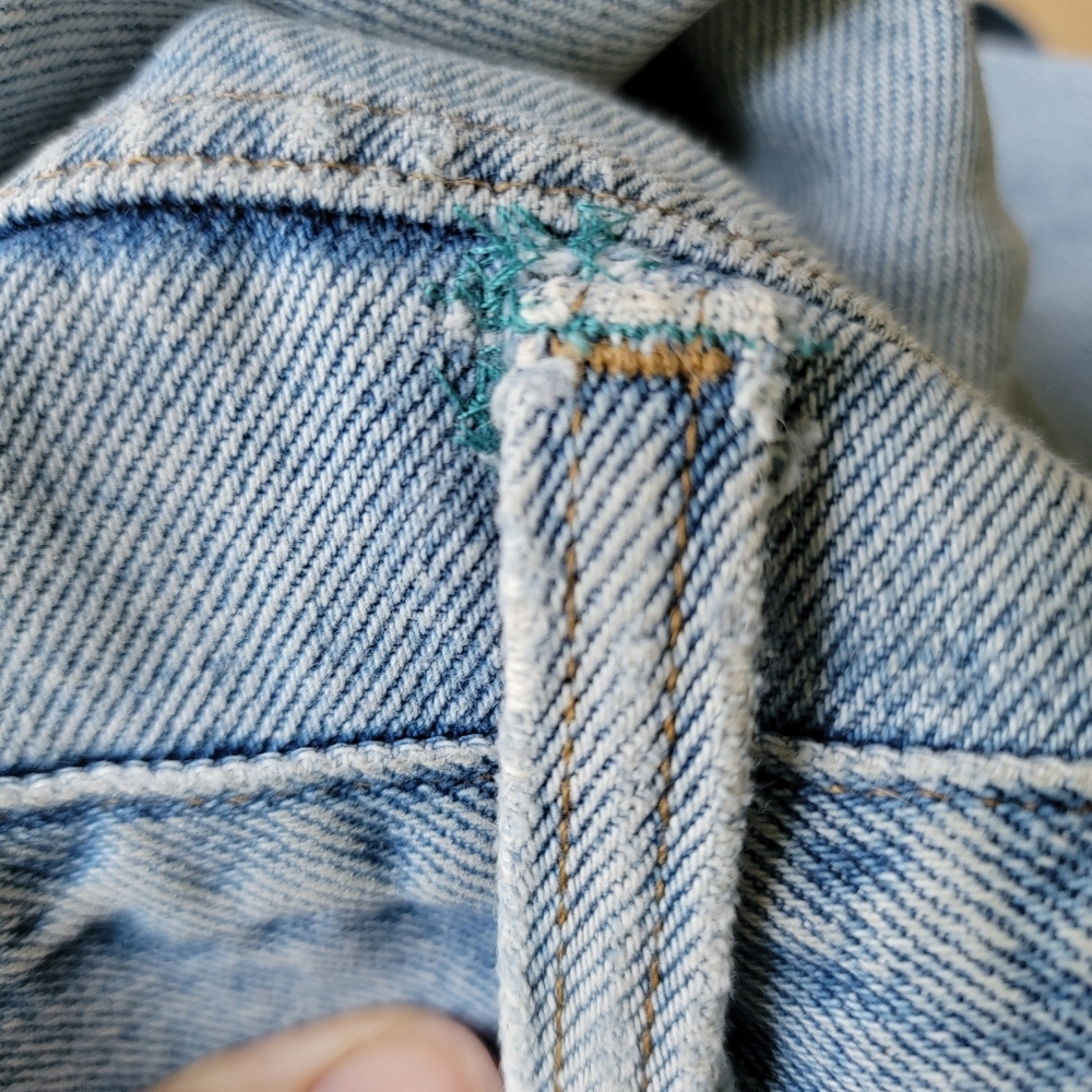 Carhartt Light Wash Vintage 90's Denim Jeans Destructed 44 X 30 - Picture 15 of 16